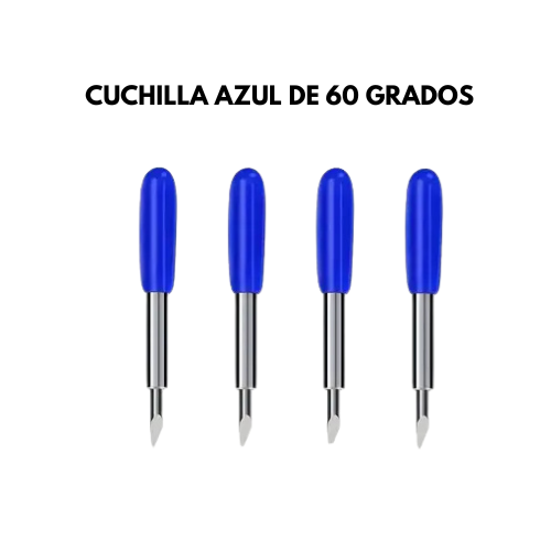 REPUESTO CAMEO CUCHILLA 60 GRADOS AZUL  (4 pcs)