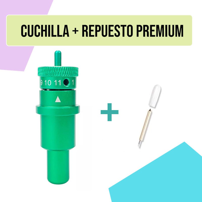 CUCHILLA CAMEO 4 Y 5 PORTRAIT 3 + REPUESTO PREMIUM