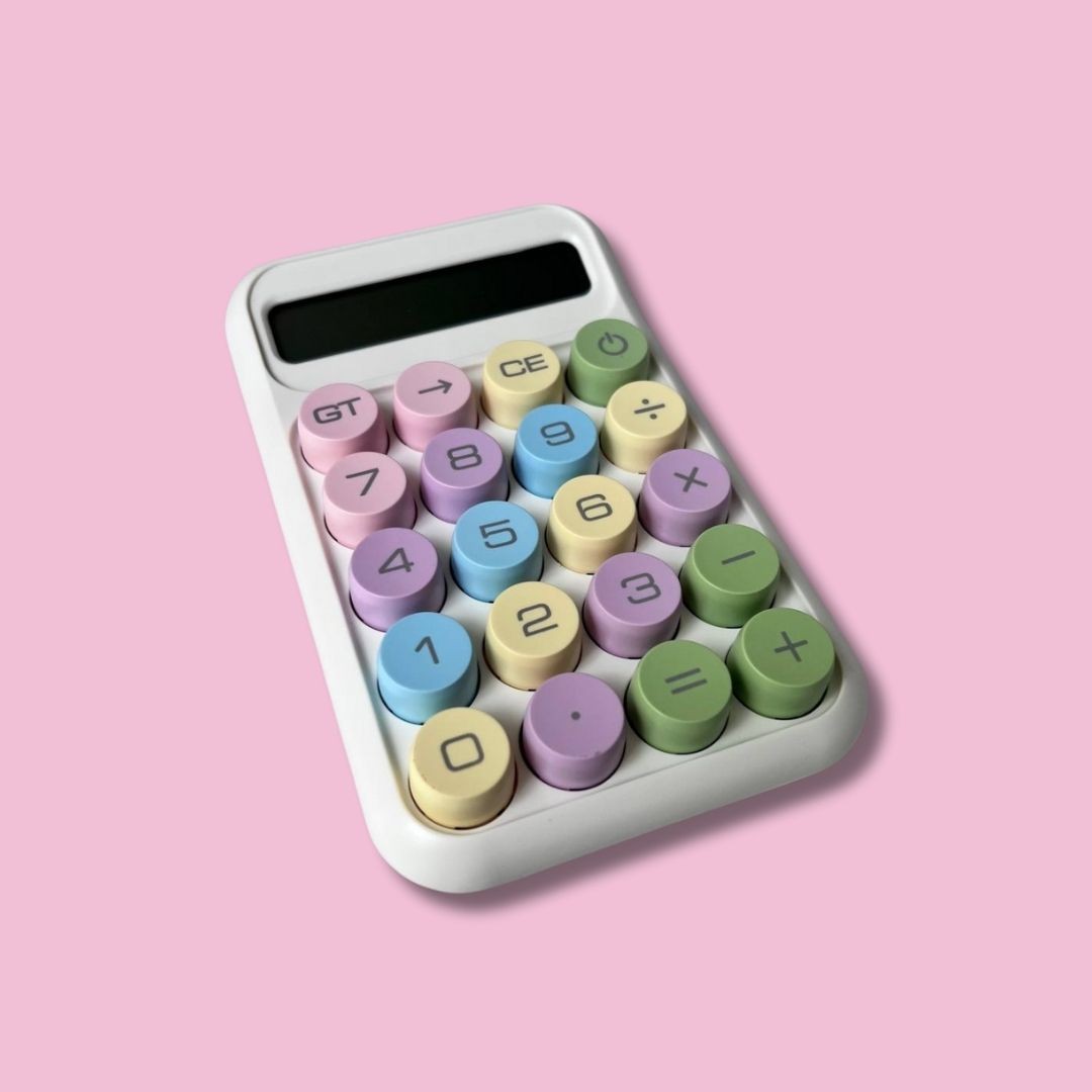 CALCULADORA BLANCA DE 10 DIGITOS