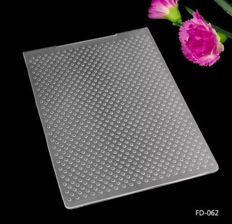 FOLDER DE EMBOSSING PUNTOS 10,5cm x 14,5cm