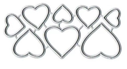 TROQUEL PEQUEÑOS CORAZONES (8 PCS)