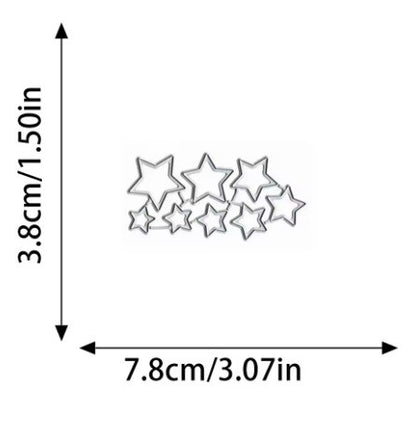 TROQUEL PEQUEÑAS ESTRELLAS (8 PCS)