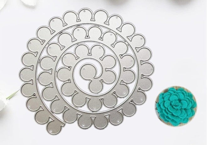 SET TROQUELES ROSAS PARA ENROLLAR (2 PCS)