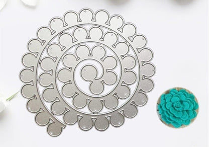 SET TROQUELES ROSAS PARA ENROLLAR (2 PCS)