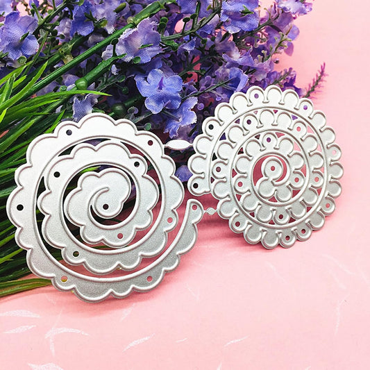 SET TROQUELES ROSAS PARA ENROLLAR (2 PCS)