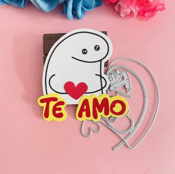 SET TROQUELES FLORK TE AMO