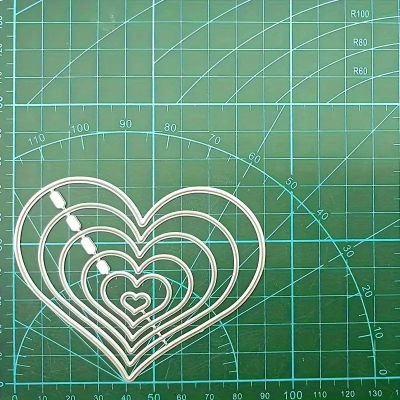 SET TROQUELES CORAZON (6 PCS)