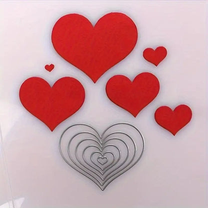 SET TROQUELES CORAZON (6 PCS)