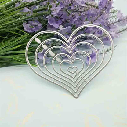 SET TROQUELES CORAZON (6 PCS)