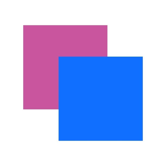 VINILO ADHESIVO ROSA CHICLE Y AZUL 30.5 X 30.5 CM (2 PCS)