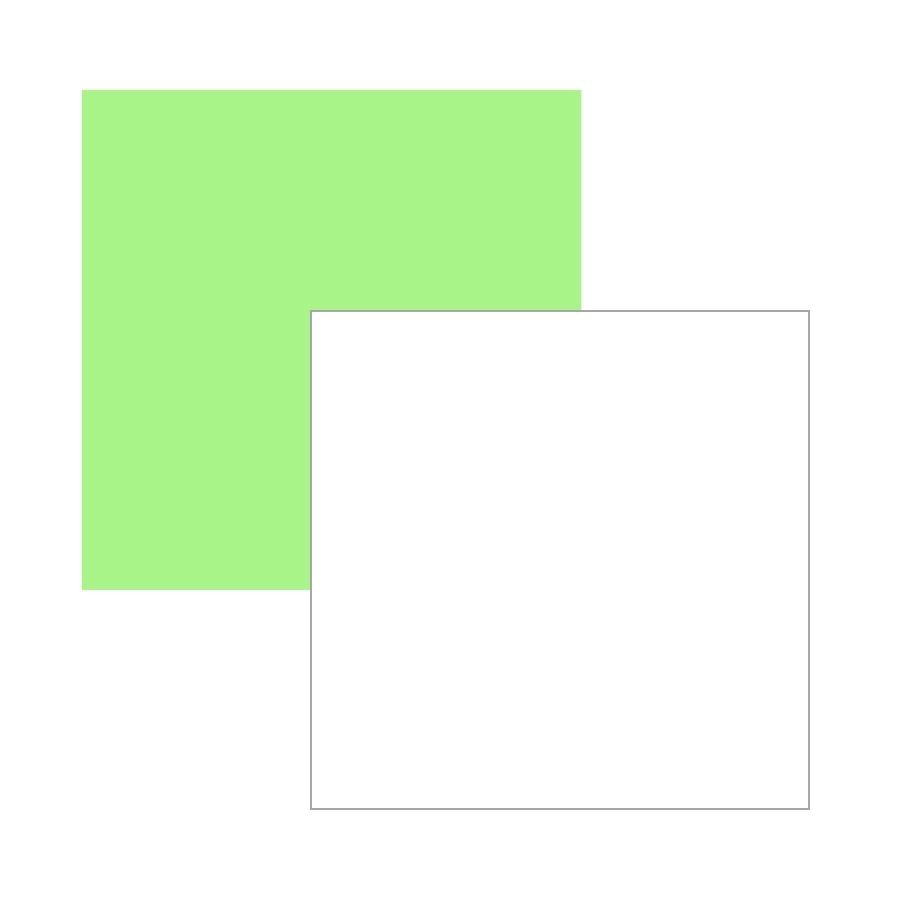 VINILO ADHESIVO VERDE CLARO Y BLANCO 30.5 X 30.5 CM (2 PCS)