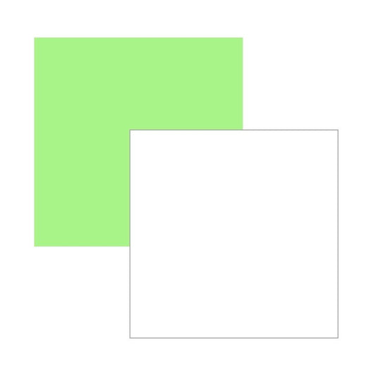 VINILO ADHESIVO VERDE CLARO Y BLANCO 30.5 X 30.5 CM (2 PCS)