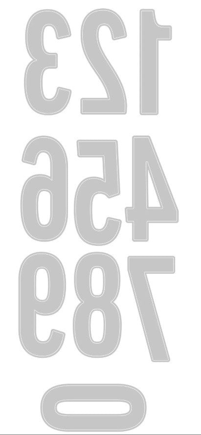 TROQUEL THINLITS NUMEROS EN NEGRITA SIZZIX (10 PCS)