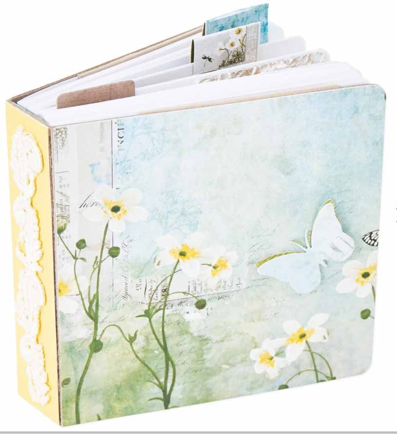 TROQUEL THINLITS BOLSILLO FLORAL Y SUJETAPAPELES EILEEN HULL SIZZIX (10 PCS)