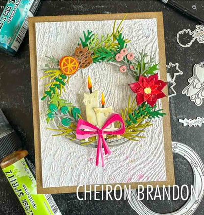 TROQUEL THINLITS CORONA FESTIVA TIM HOLTZ SIZZIX (14 PCS)