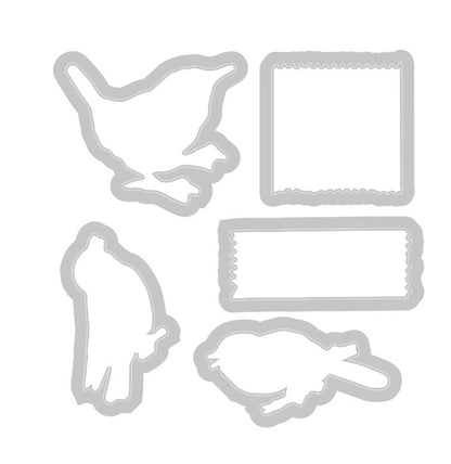 SELLOS Y TROQUELES CANTO DE PAJARO SIZZIX (28 PCS)