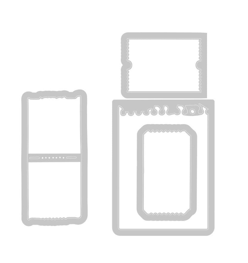 SELLOS Y TROQUELES BASICOS DIARIOS SIZZIX (21 PCS)