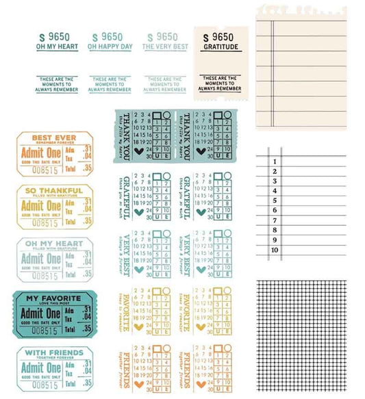 SELLOS Y TROQUELES BASICOS DIARIOS SIZZIX (21 PCS)