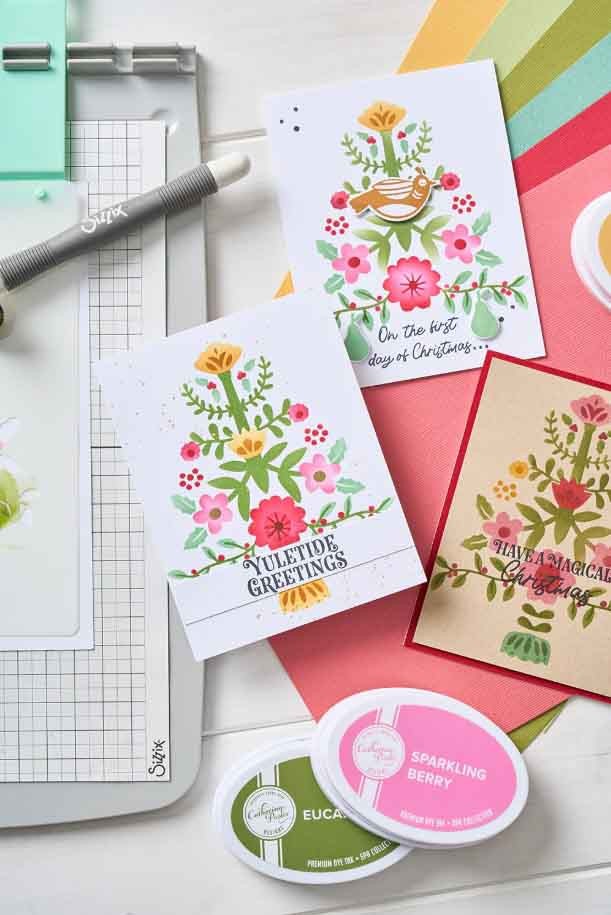 SELLOS FELICITACION NAVIDEÑA SIZZIX (13 PCS)