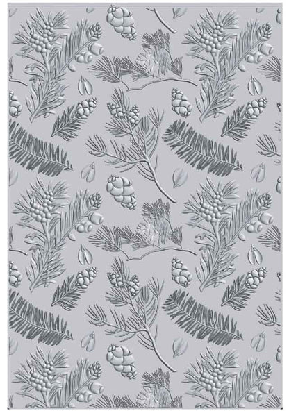 FOLDER DE EMBOSSING PINOS A5 SIZZIX (1 PC)