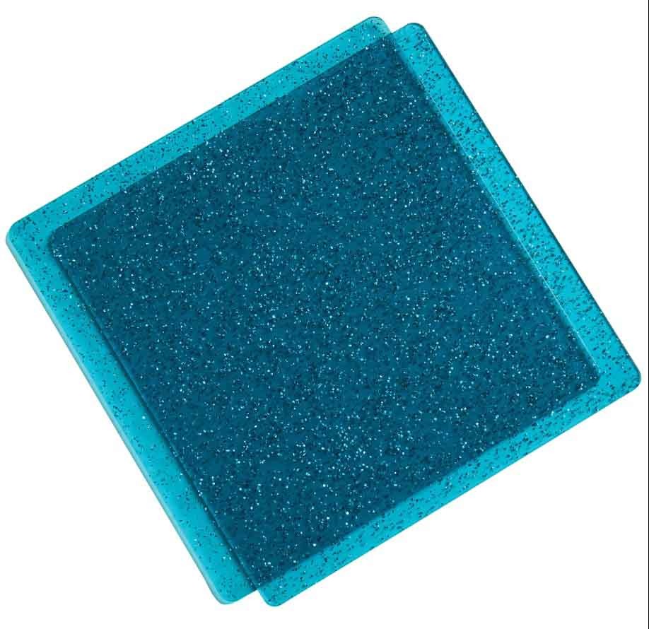 BASES DE CORTE BIG SHOT AZUL VERDOSO CON GLITTER (2 PCS)