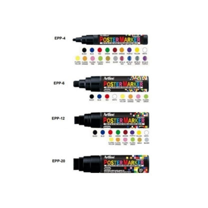 MARCADOR DE TEMPERA POSTER MARKER 2MM BLANCO EPP-4