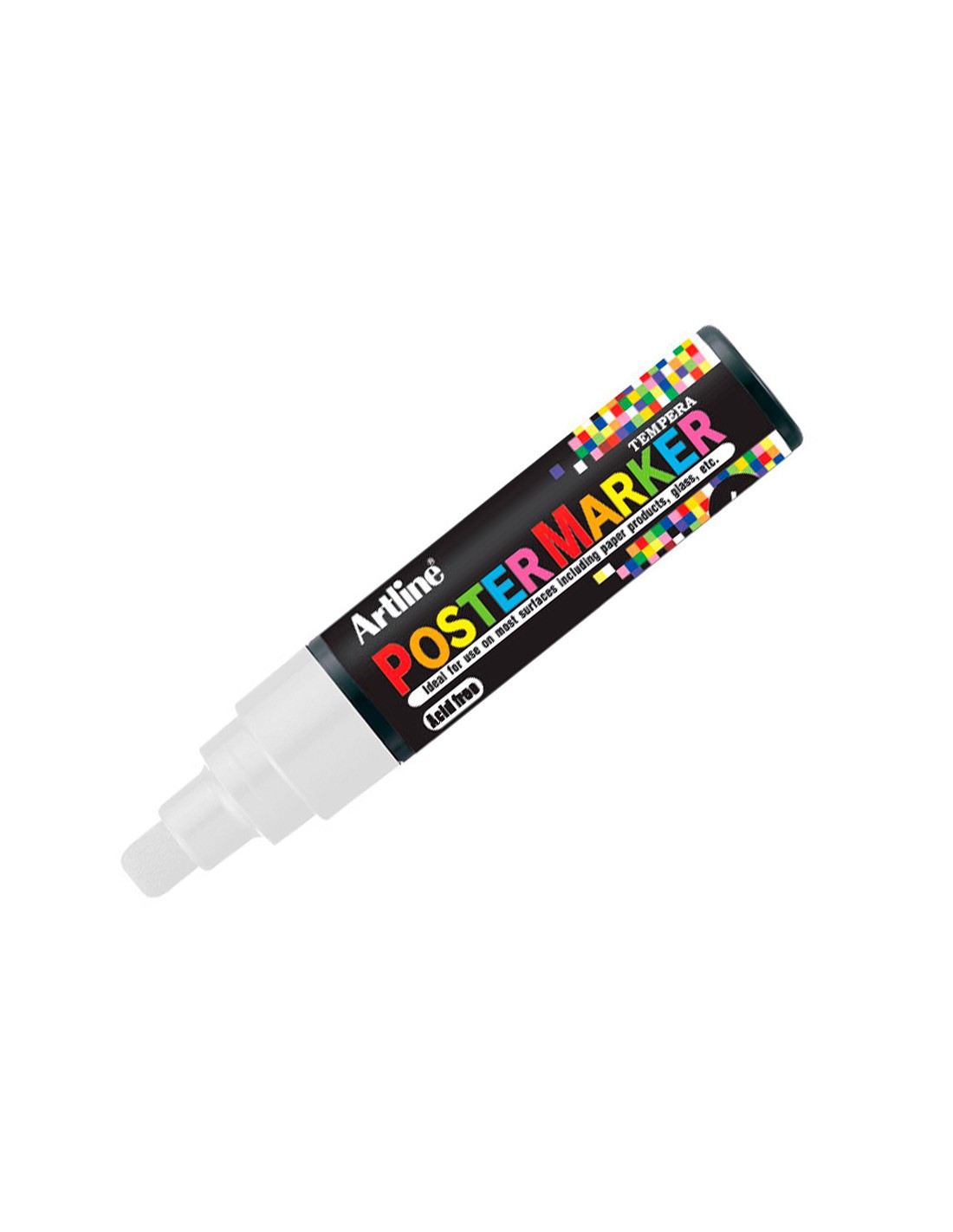 MARCADOR DE TEMPERA POSTER MARKER 6MM BLANCO EPP-6