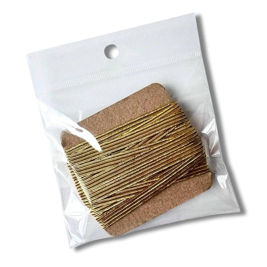 ELASTICO PLANO DORADO 7mm (5 METROS)