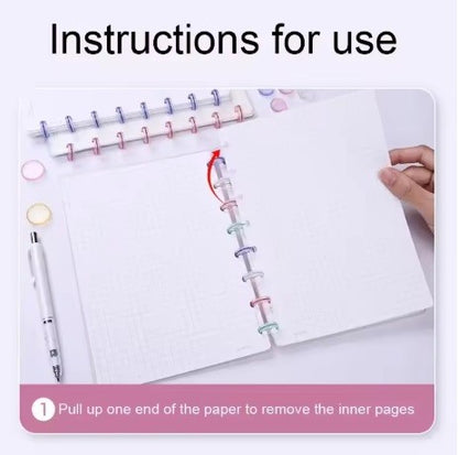 DISCOS PARA ENCUADERNAR MENTA 2cm x 12 pcs