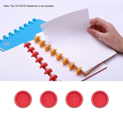 DISCOS PARA ENCUADERNAR AZUL 1cm x 12 pcs