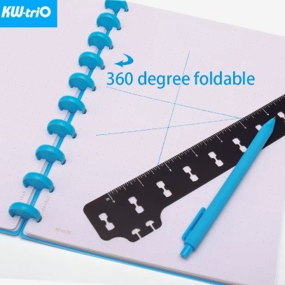 DISCOS PARA ENCUADERNAR AZUL 1cm x 12 pcs