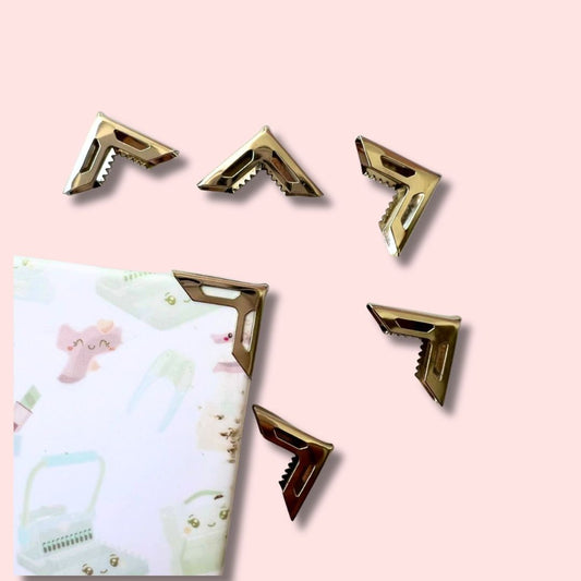 ESQUINAS METALICAS PLATA 1,5CM (6 pcs)