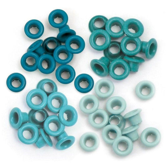 EYELETS TURQUESA ESTANDAR We R Memory Keepers (60 pcs)