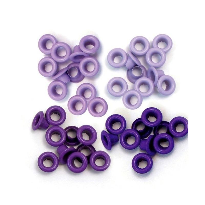 EYELETS MORADOS ESTANDAR We R Memory Keepers (60 pcs)