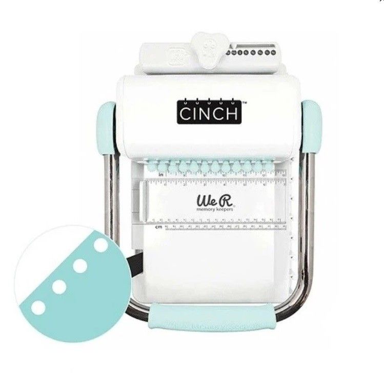 CINCH ENCUADERNADORA TURQUESA