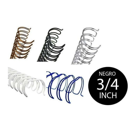 ANILLO METALICO NEGRO PARA ARGOLLAR 3/4 5PCS