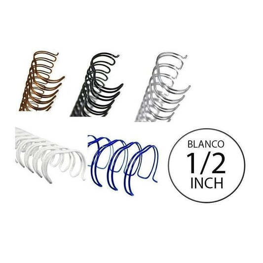 ANILLO METALICO BLANCO PARA ARGOLLAR 1/2 5 PCS