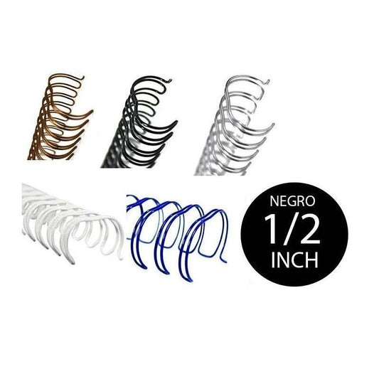 ANILLO METALICO NEGRO PARA ARGOLLAR 1/2 INCH 5 PCS