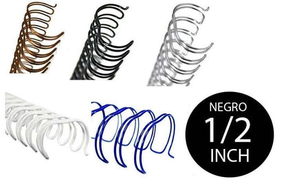 ANILLO METALICO NEGRO PARA ARGOLLAR 1/2 INCH 5 PCS