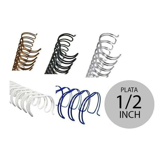 ANILLO METALICO PLATA PARA ARGOLLAR 1/2 INCH 5 PCS