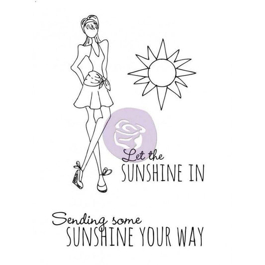 CLING STAMP SUNSHINE