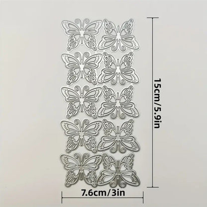 TROQUEL DE MARIPOSAS (10 PCS)