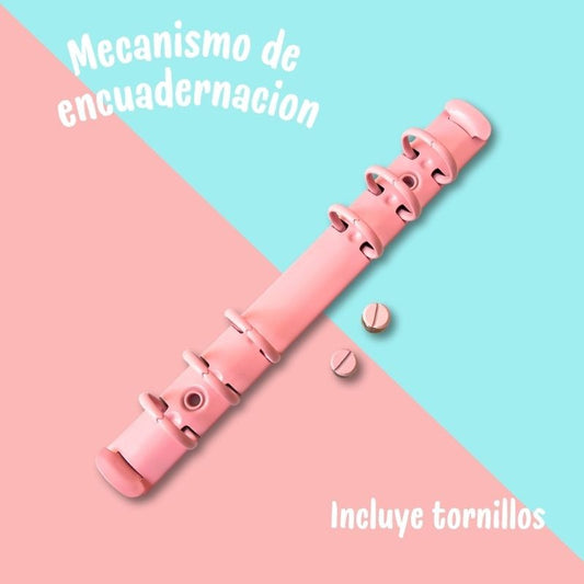 MECANISMO DE 6 ANILLOS ROSA A6