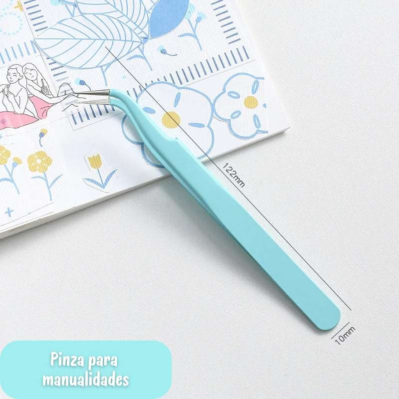 PINZAS DE PUNTA CURVA MENTA