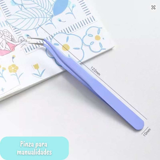 PINZAS DE PUNTA CURVA LILA