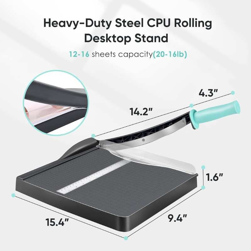 GUILLOTINA GRANDE NEGRA DE 30 x 30cm