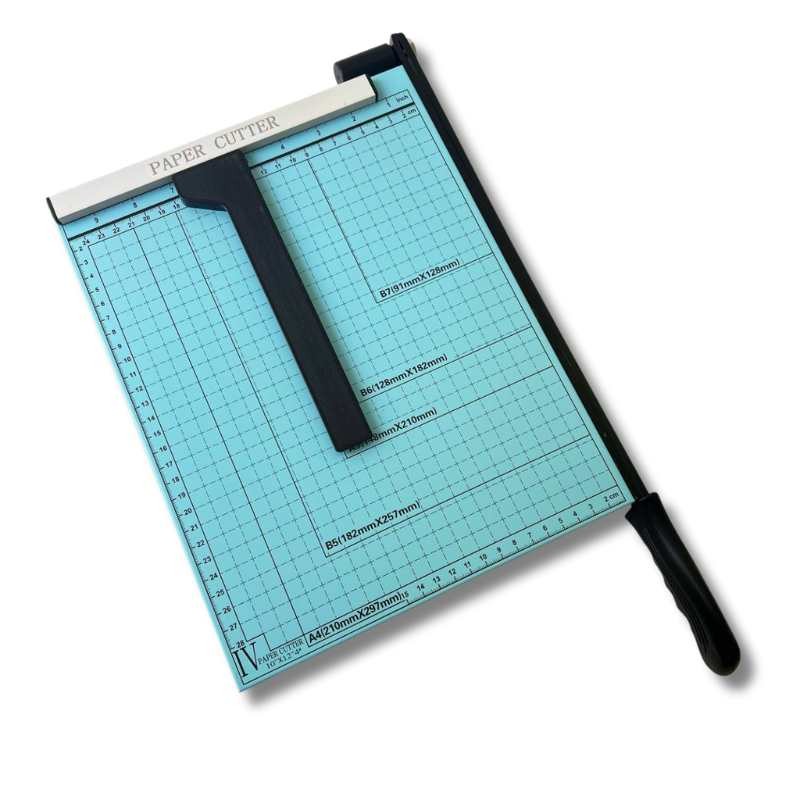 GUILLOTINA PARA PAPEL A4 AZUL (29cm x 25cm)