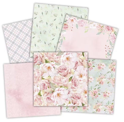 SET DE PAPELES FRESH AND ELEGANT DE 30.5 X 30.5 CM (24 HOJAS)