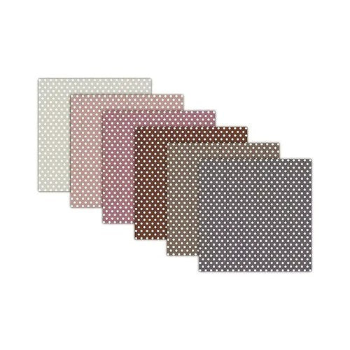 SET DE PAPELES THE BASICS DE 30.5 X 30.5 CM (24 HOJAS)