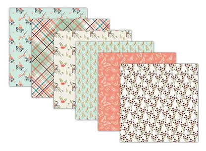 SET DE PAPELES A TALE OF SPRINGTIME DE 30.5 X 30.5 CM ( 24 HOJAS)